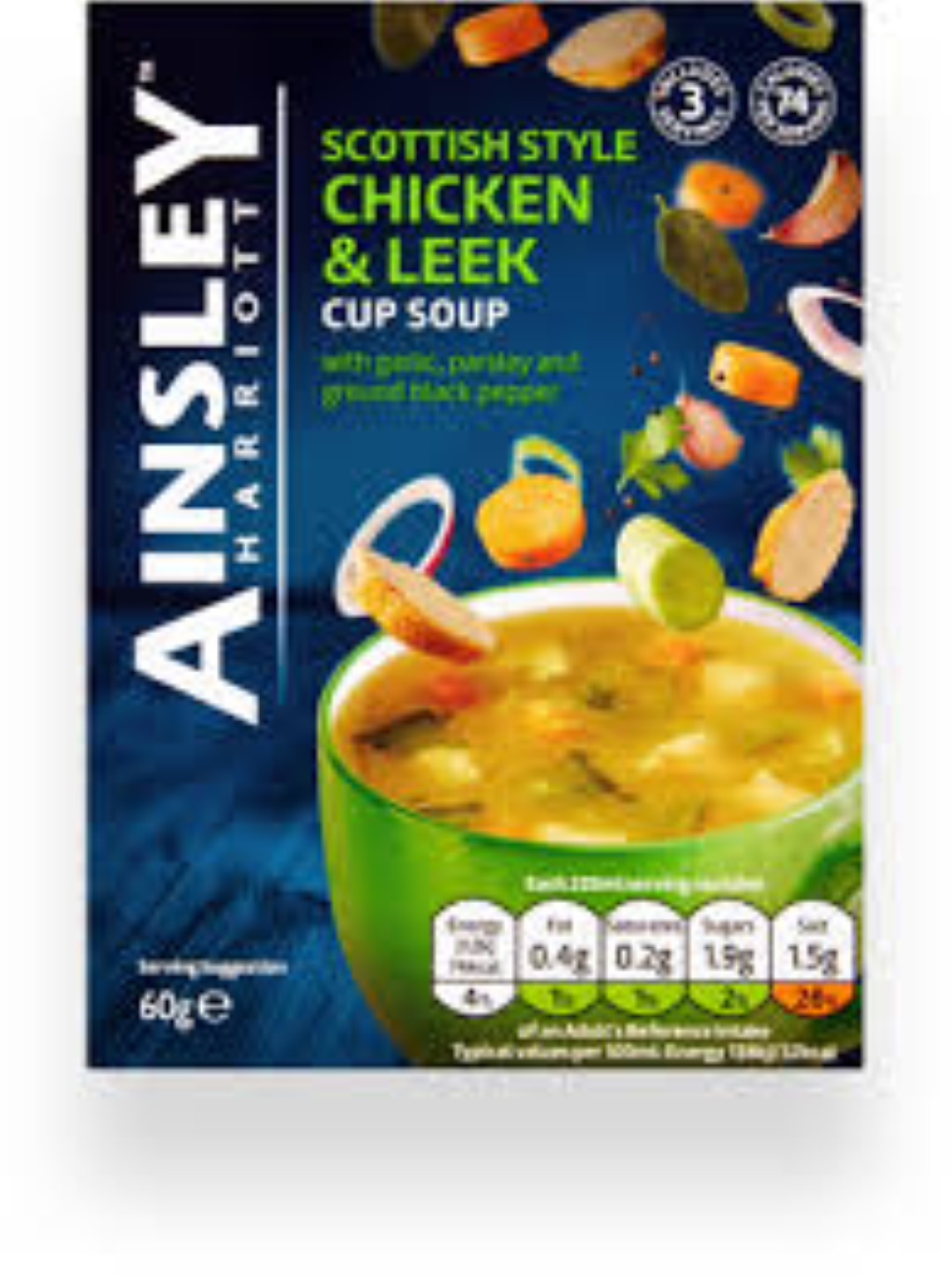 AINSLEY HARRIOT CUP A SOUP SCOTT CHICN N LEEKS 3S